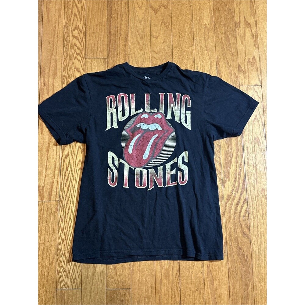 2023 Rolling Stones "Distressed Tongue Logo" Band T-Shirt - Men's M -Rock Music